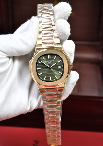 PP NAUTILUS AUTO CHAIN ROSE OLIVE GREEN (ZP)