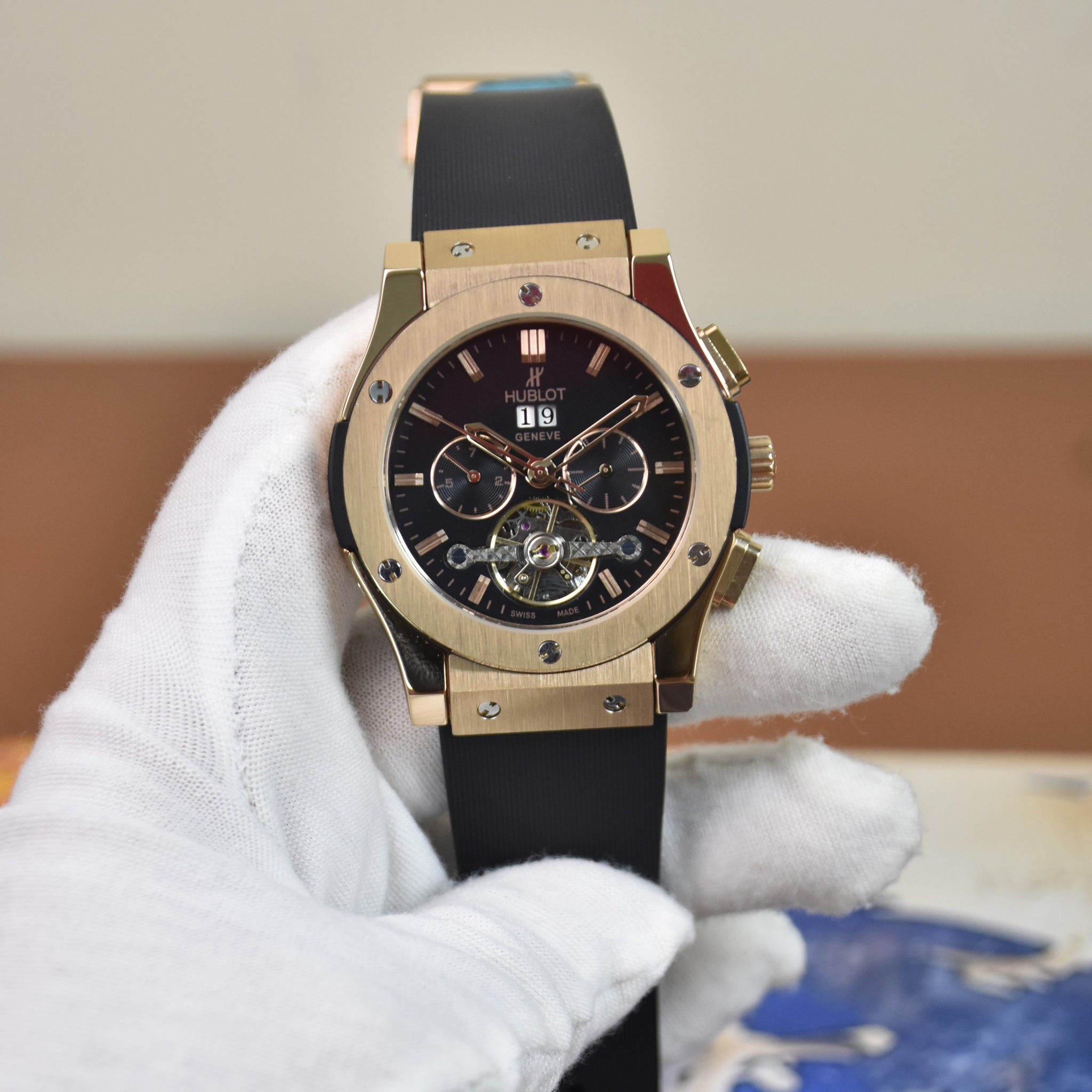 CF PENDULUM CHRONO ROSE BLACK DIAL