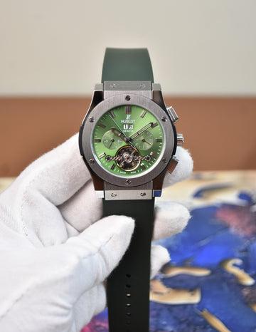 CF PENDULUM CHRONO SILVER GREEN DIAL