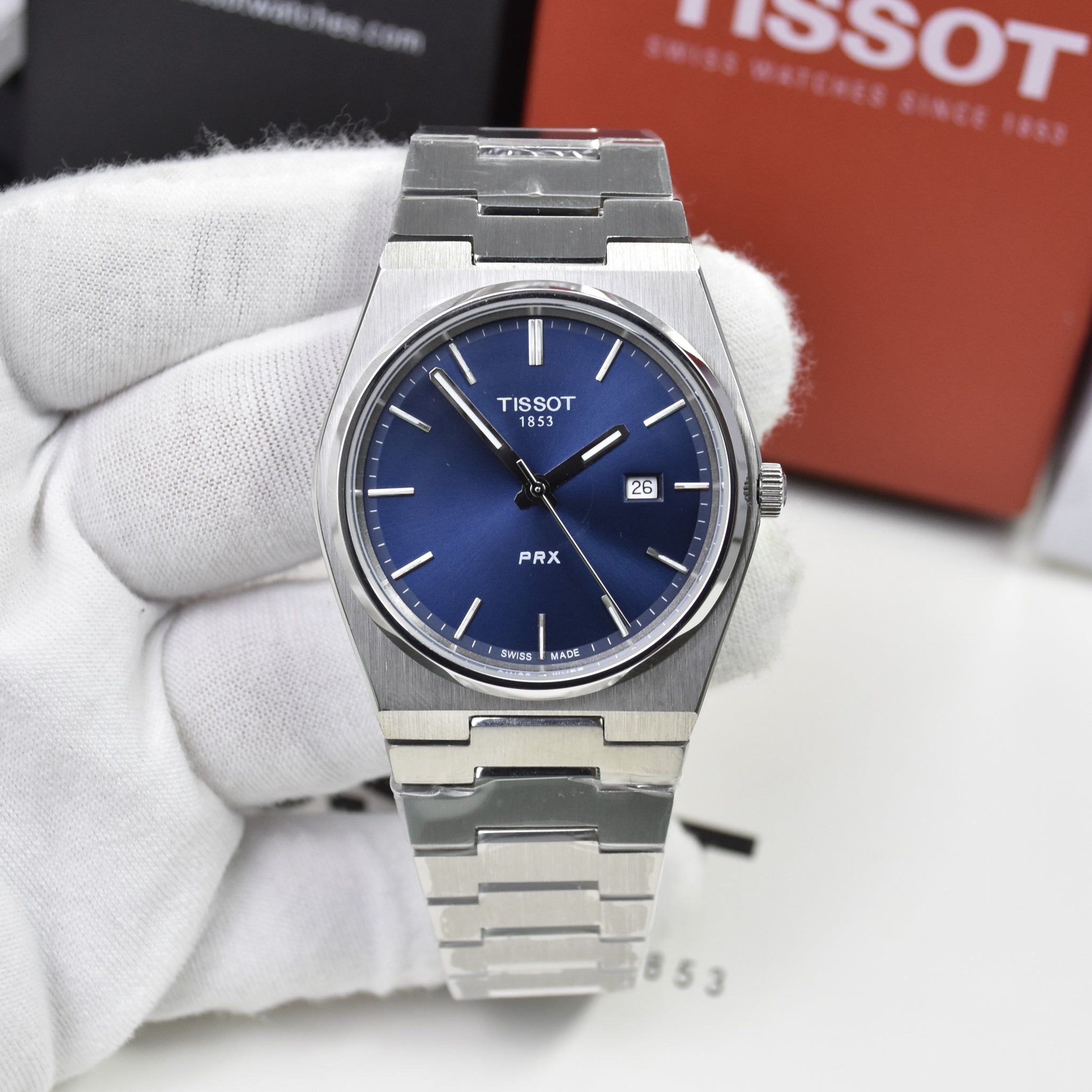 PRX CELL SLIM CHAIN SILVER BLUE DAIL (TOP QUALITY)