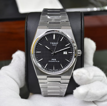 PRX POWERMATIC AUTO SLIM CHAIN SILVER BLACK DAIL (TOP QUALITY)