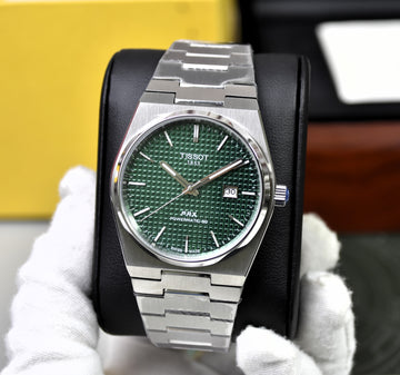 PRX POWERMATIC AUTO SLIM CHAIN SILVER GREEN DAIL (TOP QUALITY)