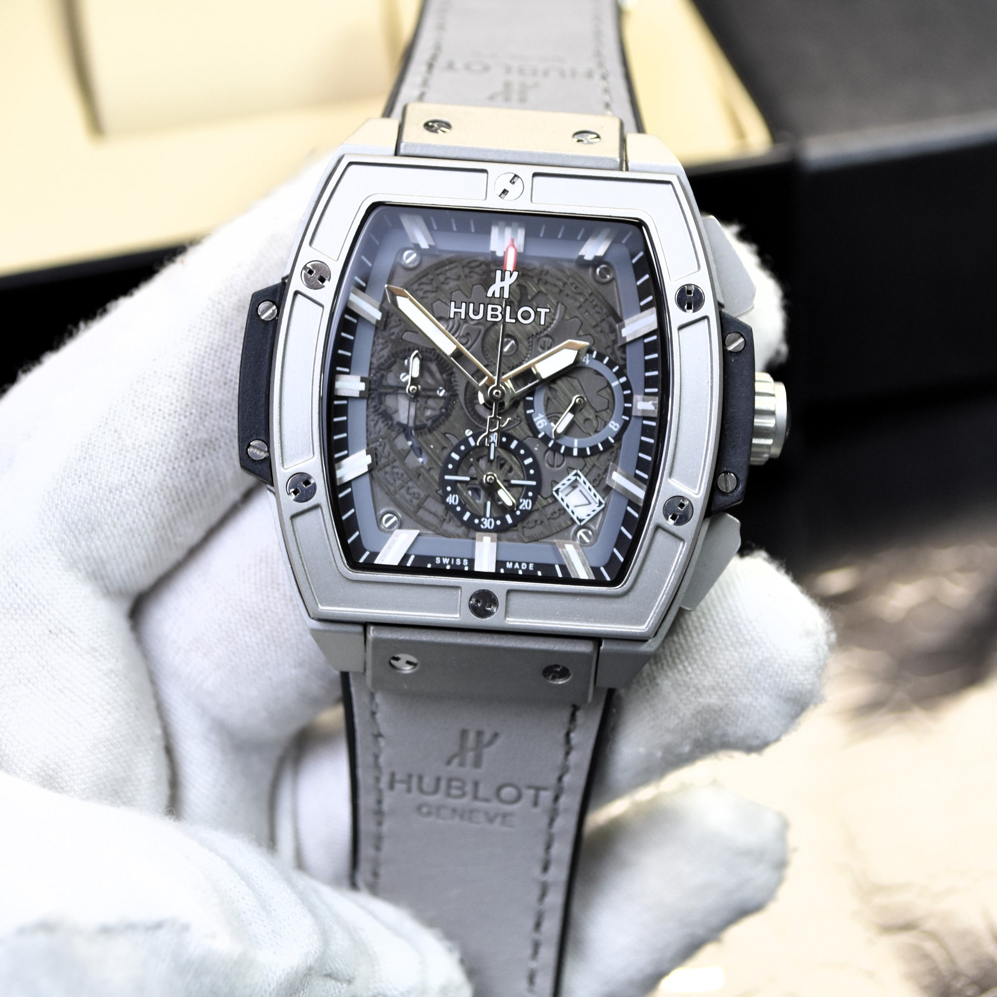 SEENA CHRONOGAPH MATTE GREY DAIL