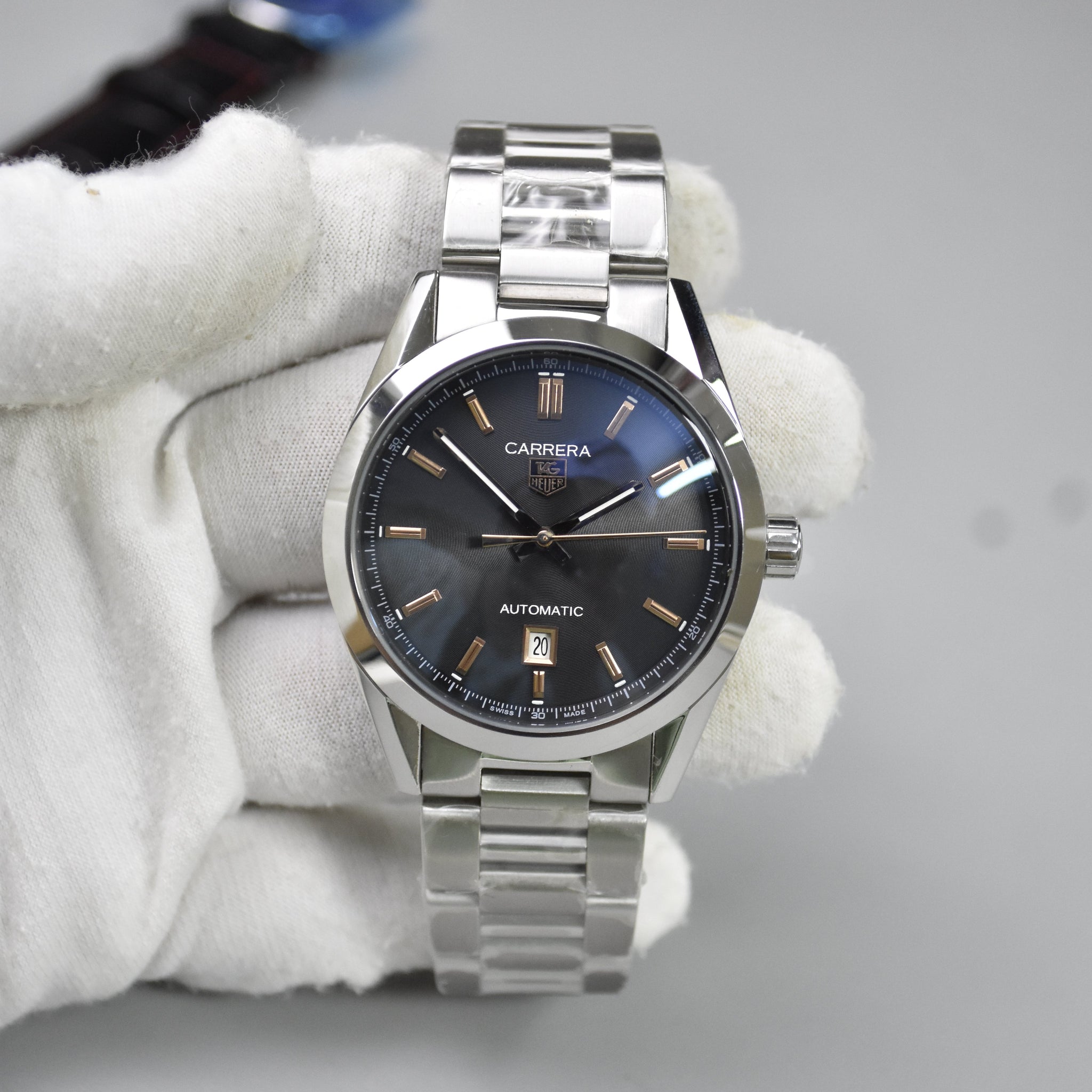 CALIBER 5 AUTO DATEJUST SILVER GREY
