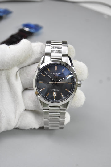 CALIBER 5 AUTO DATEJUST SILVER GREY