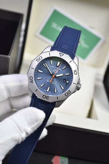 AQUARACER SOLARGRAPH STRAP AUTO ICEBLUE TITANIUM