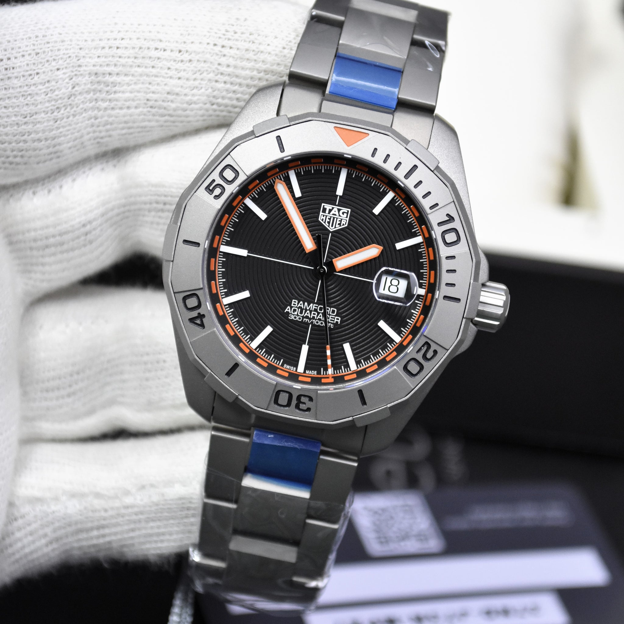 Tag Heuer Aquaracer Men’s Automatic Grey matte finish Stainless Steel Black Dial 43mm