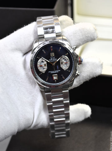 CALIBER 17 QUARTZ CHAIN SILVER BLACK DAIL