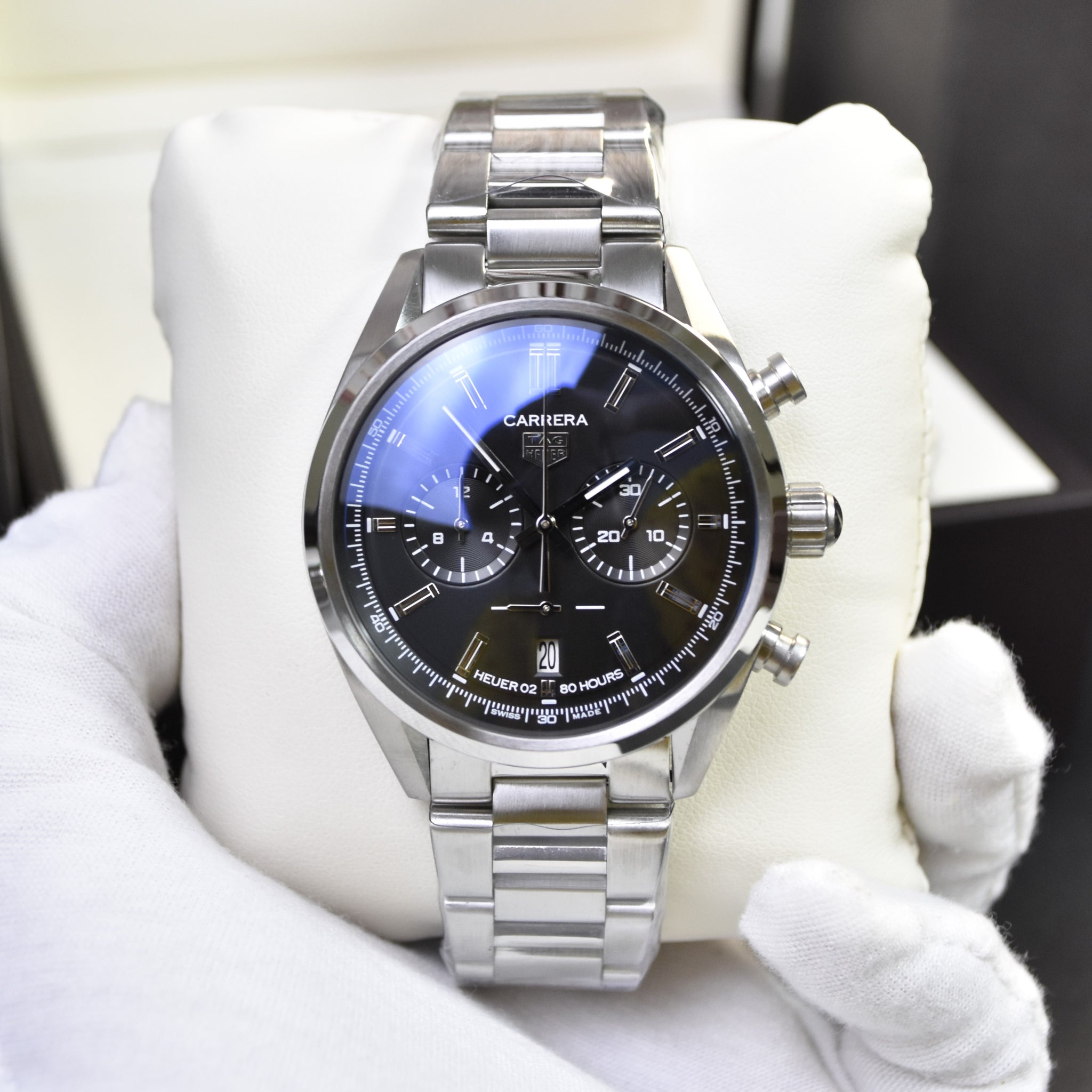 CARRERA 80 HOURS CHRONOGRAPH BLACK DAIL