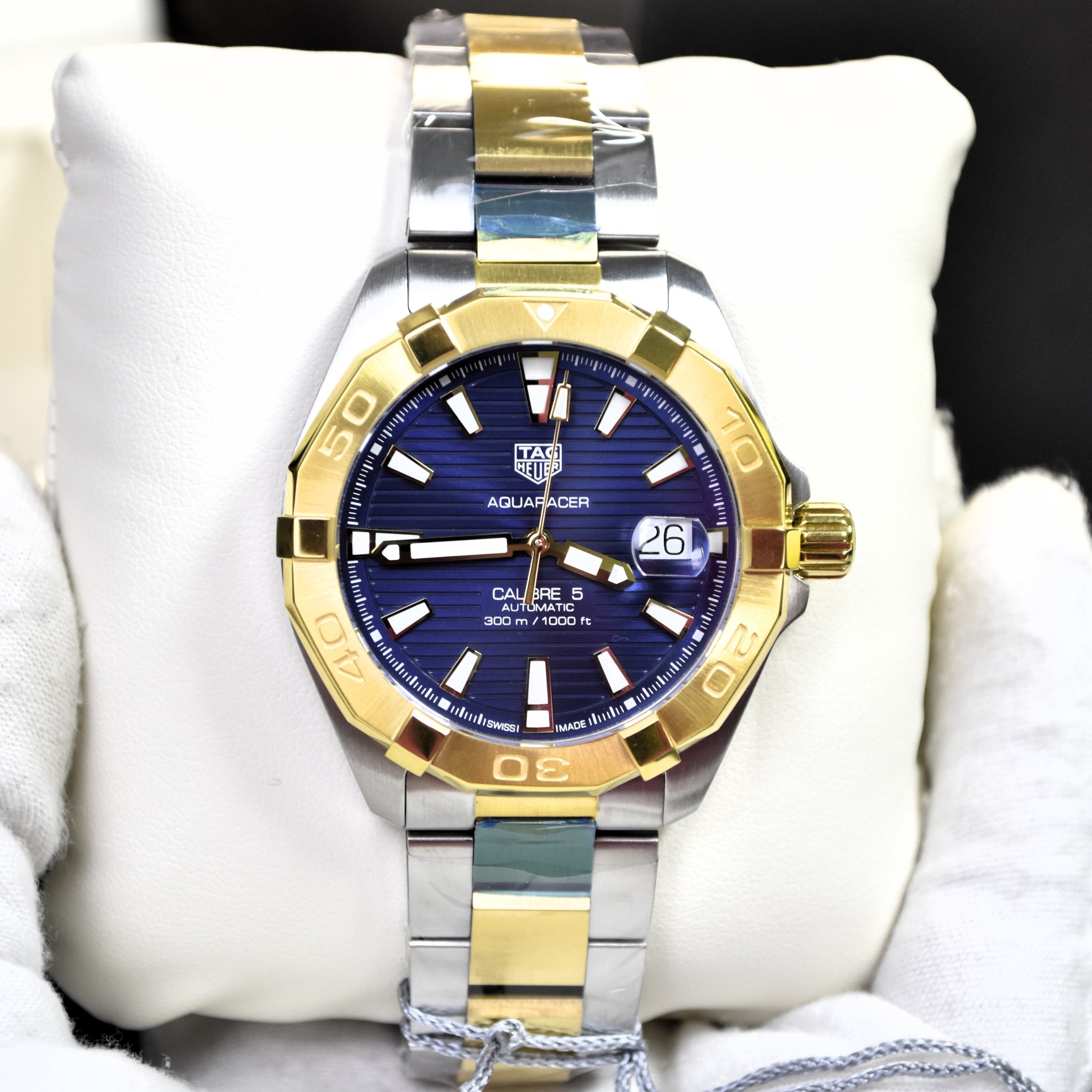 Tag Heuer Aquaracer Men’s Automatic Two-tone Stainless Steel Blue Dial 41mm Watch