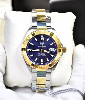Tag Heuer Aquaracer Men’s Automatic Two-tone Stainless Steel Blue Dial 41mm Watch