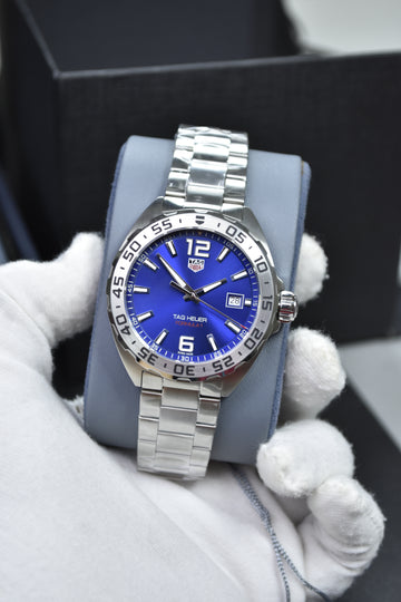 Tag Heuer Formula 1 Men’s Quartz Silver Stainless Steel Blue Dial 41mm Watch