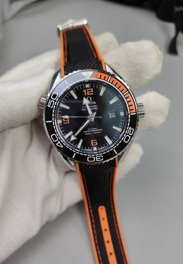 PLANET OCEAN AUTO SILVER ORANGE BLACK