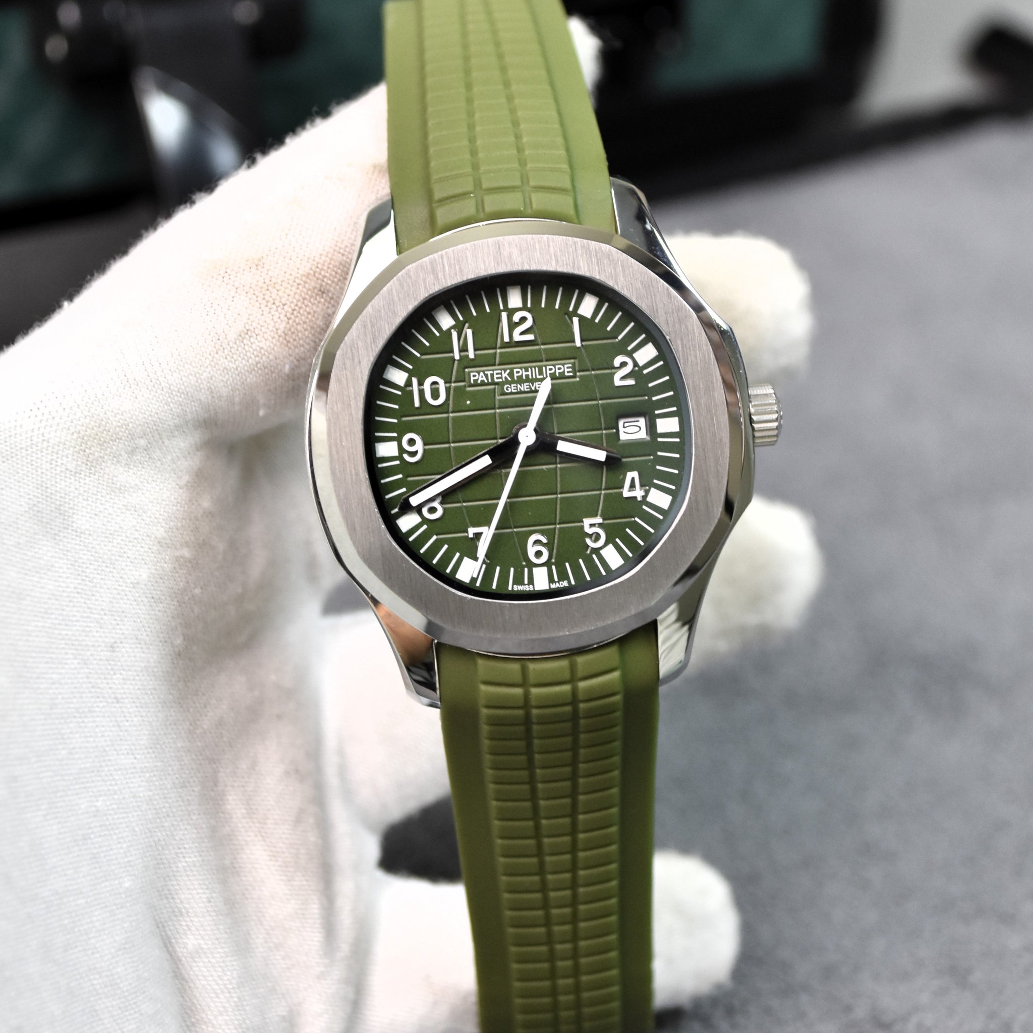 AQUANAUNT PVC AUTO SILVER GREEN (ZP)