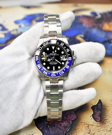 GMT 2 AUTO BATMAN SILVER BLACK DAIL