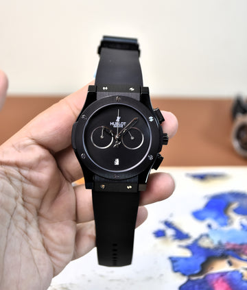 BIGBANG CHRONO PVC ALL BLACK NEW DIAL