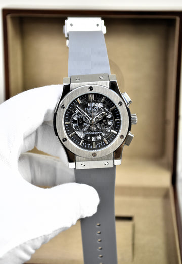 BIGBANG CHRONO PVC SILVER GREY SKULL
