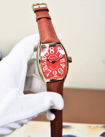FM CRAZZY HOURS AUTO ROSE RED DIAL