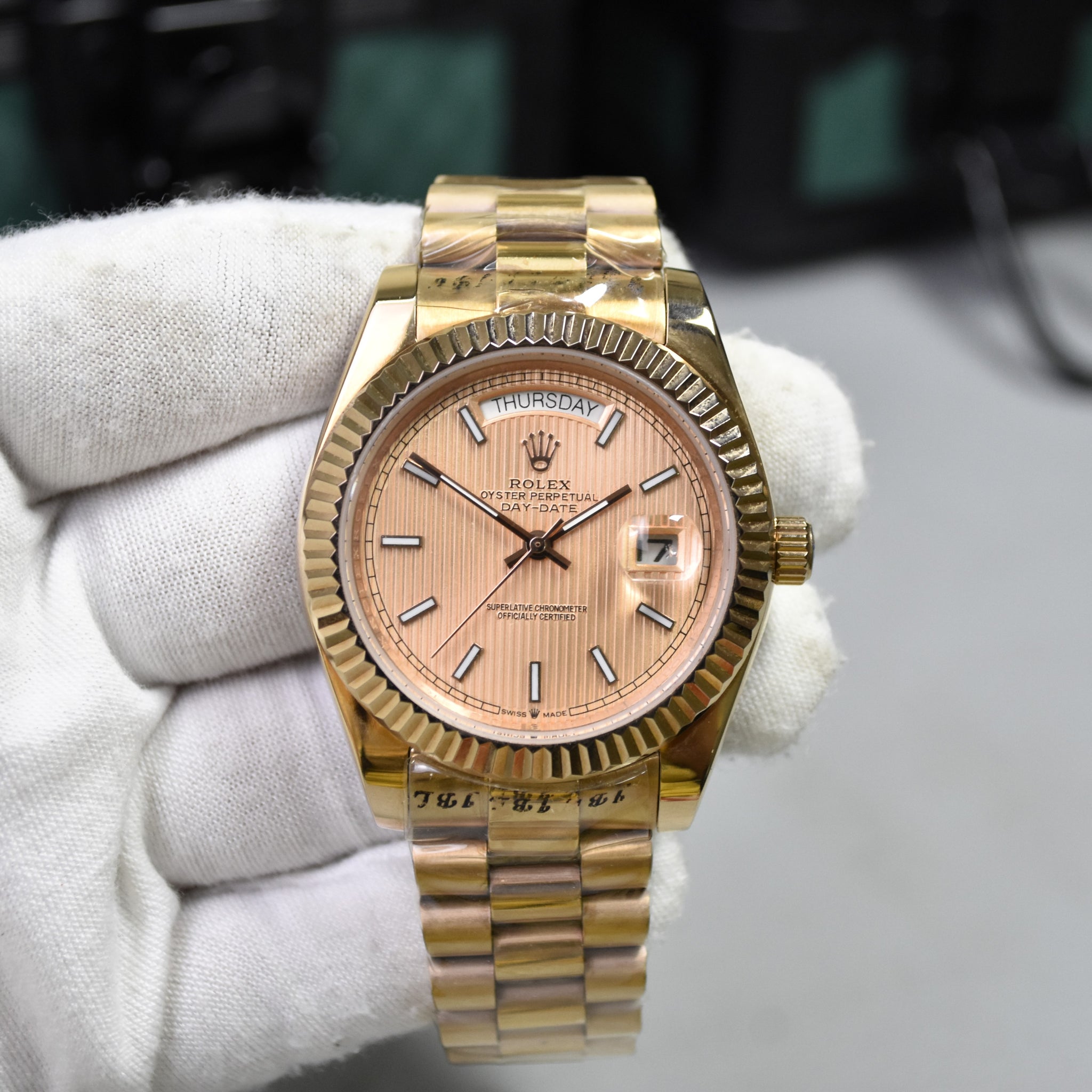 DAYDATE AUTO PRESIDENTIAL ROSE PINK DAIL