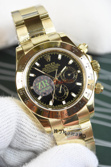 DAYTONA OYESTER AUTO ALL GOLD BLACK DAIL