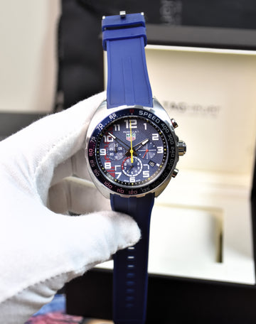 Formula 1 Chrono Quartz PVC Silver Blue Gulf