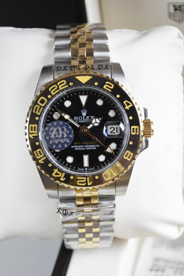 GMT 2 AUTO ZOMBIE 2TONE GOLD BLACK DAIL