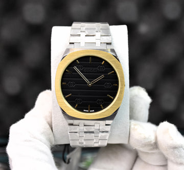 SLIM CHAIN QUARTZ SILVER GOLD BLACK DAIL