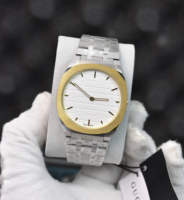 SLIM CHAIN QUARTZ SILVER GOLD WHITE DAIL