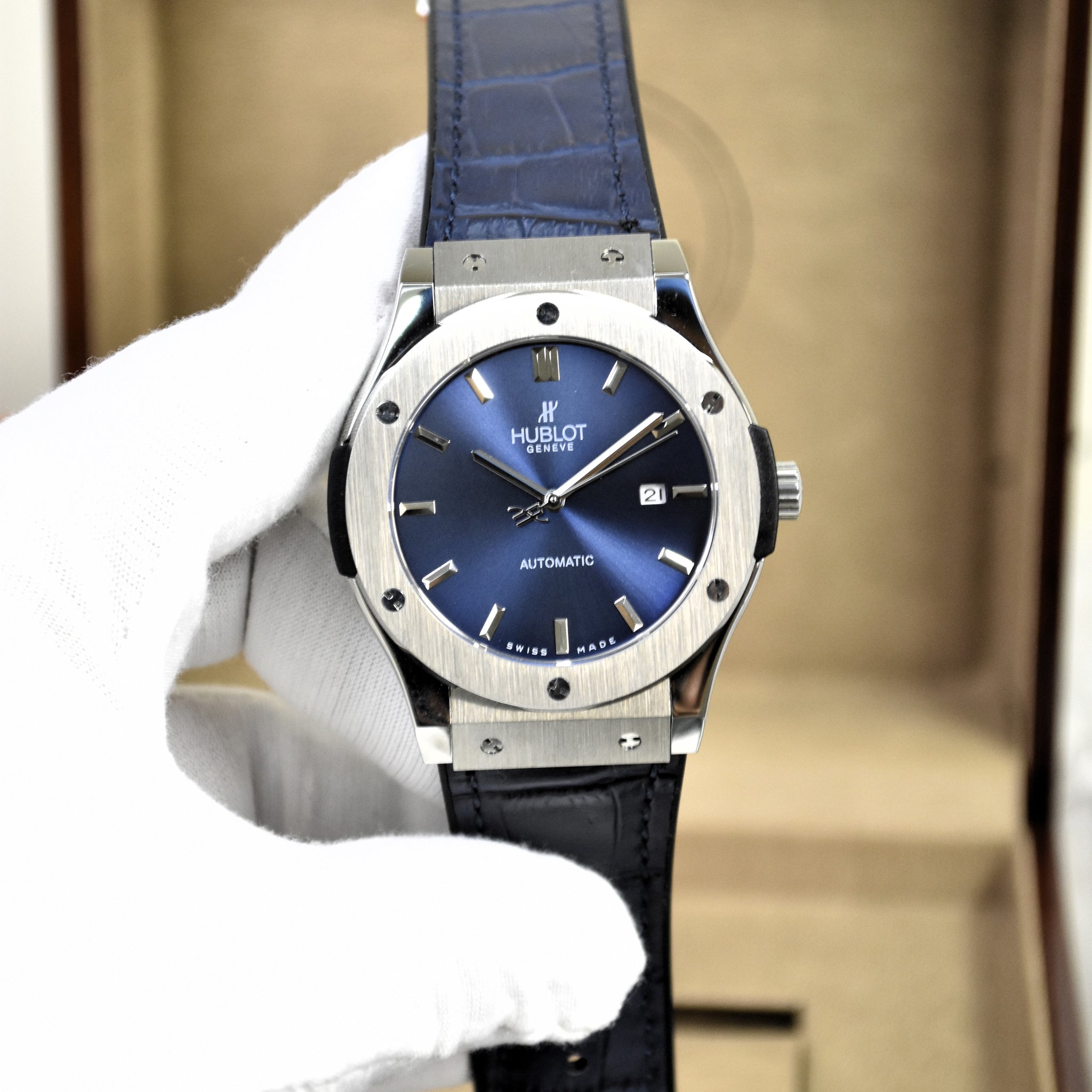 CF AUTO STRAP SILVER BLUE DAIL