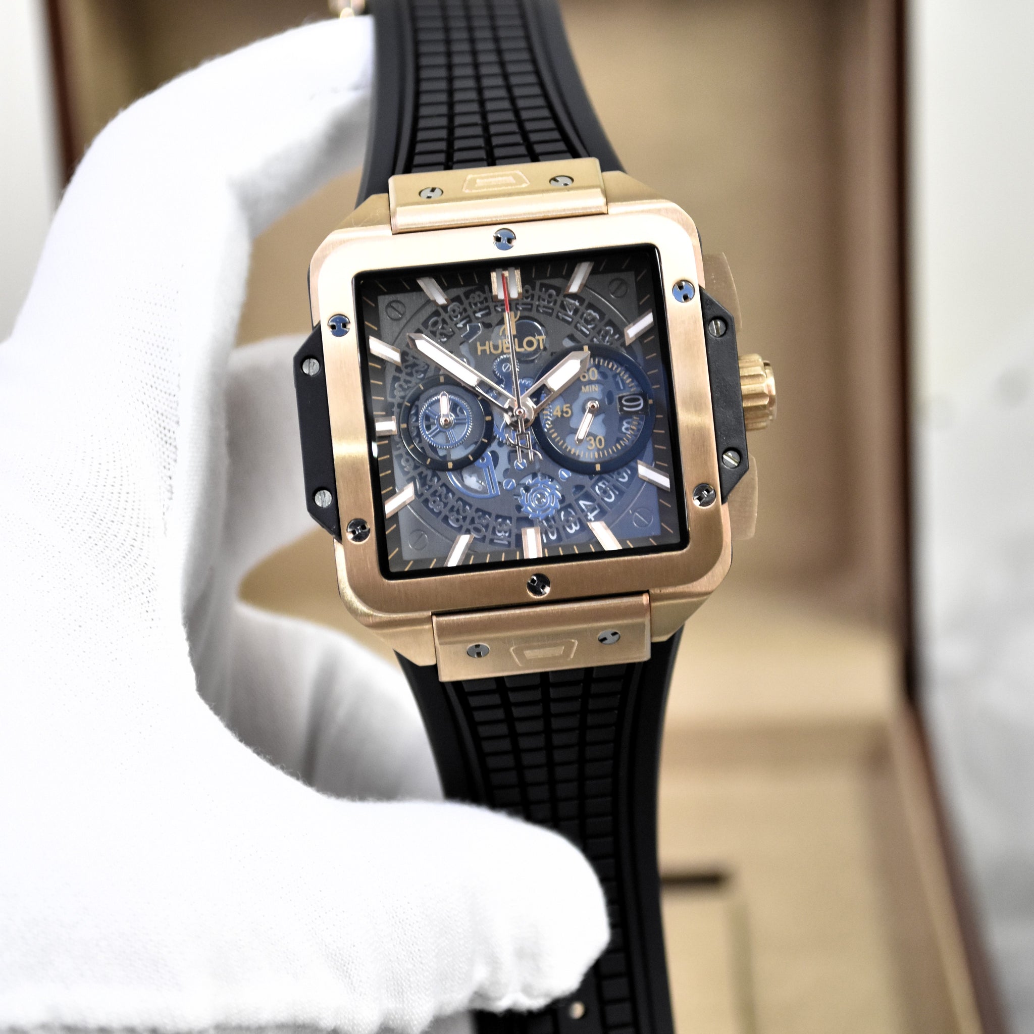 SQUAREBANG CHRONO PVC ROSE BLACK