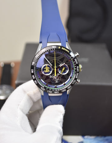 Porsche 963 New Chrono Quartz PVC Silver Grey