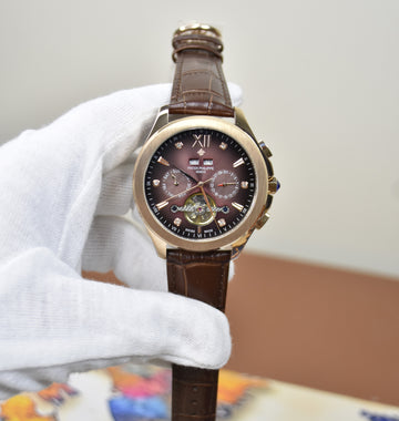 CENTURY PENDULUM AUTO ROSE BROWN DIAL