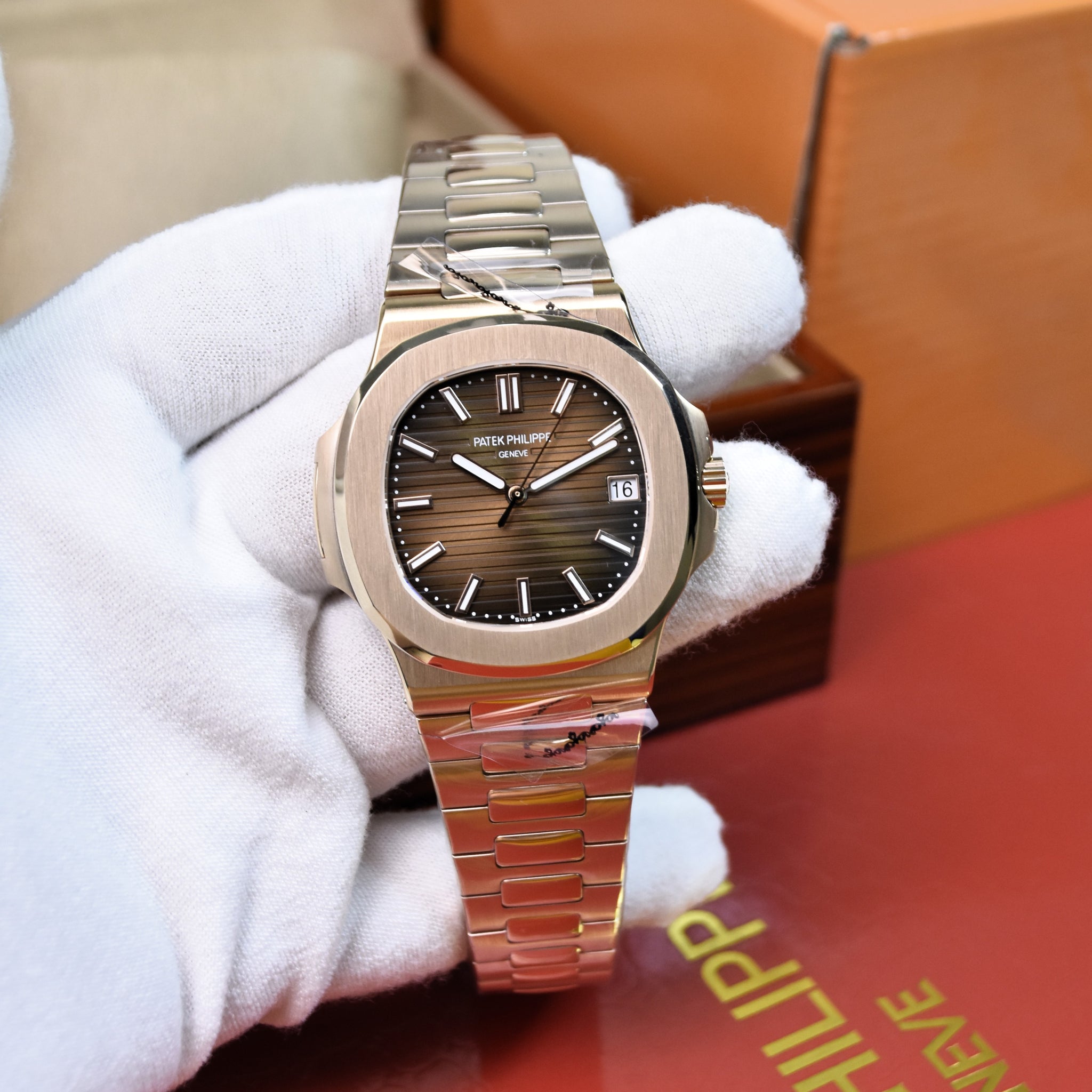 PP NAUTILIUS PREMIUM ROSE BROWN