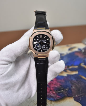 NAUTILIUS POWER RESERVE AUTO ROSE BLACK