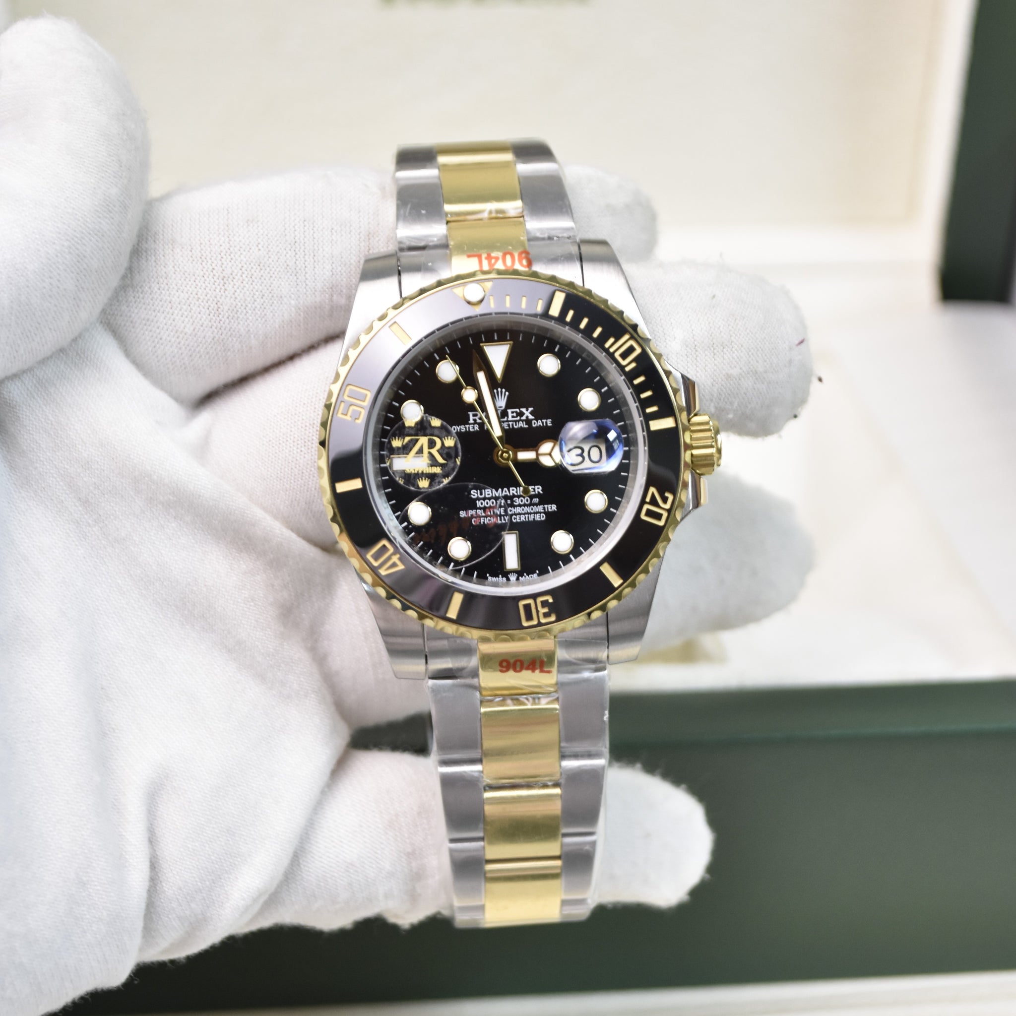 SUBMARINER AUTO OYSTER TWOTONE BLACK DAIL