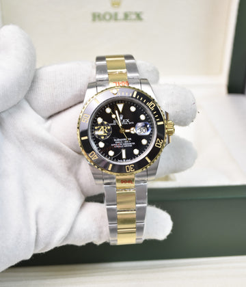 SUBMARINER AUTO OYSTER TWOTONE BLACK DAIL