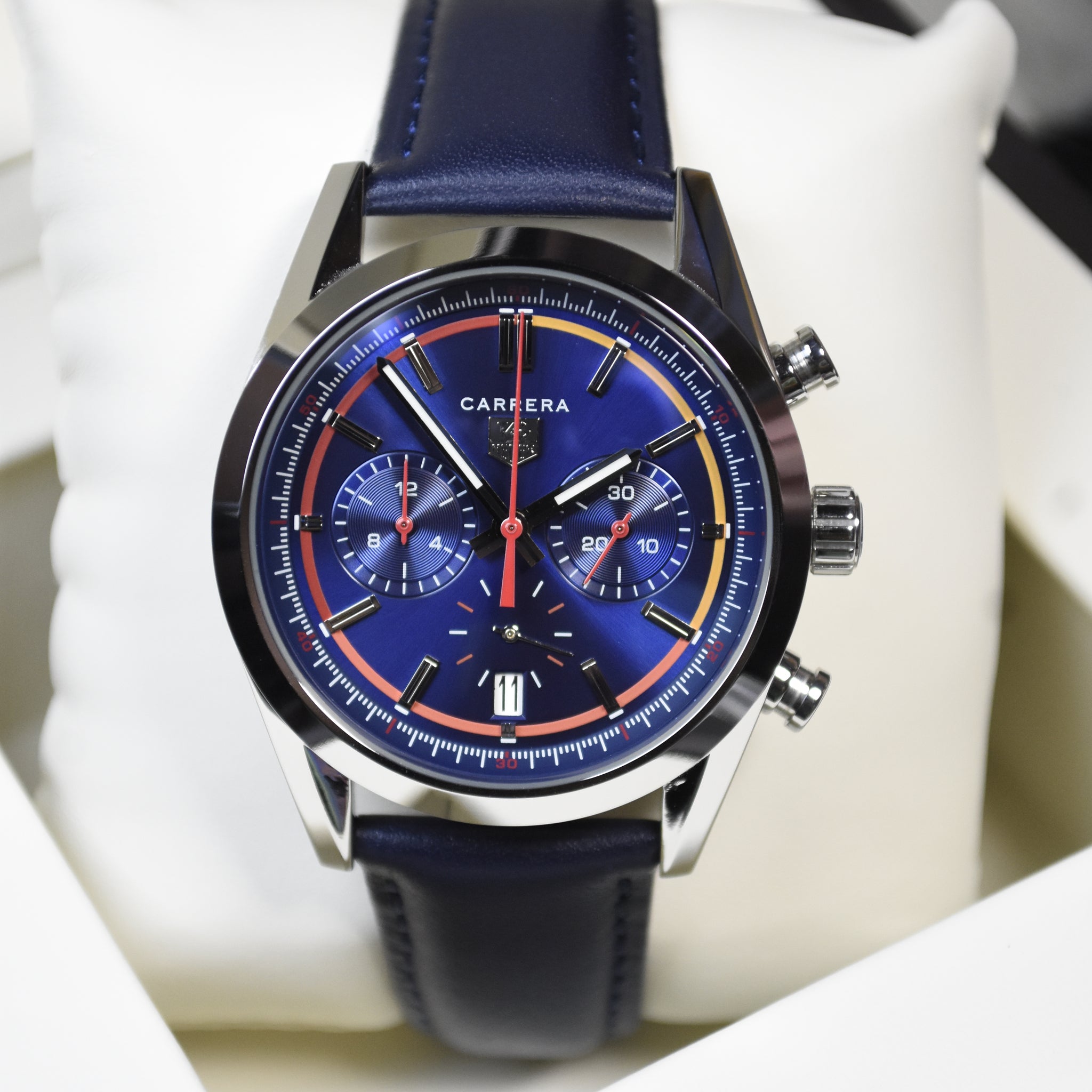 CARRERA 80 HOURS CHRONOGRAPH STRAP BLUE DAIL