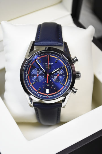 CARRERA 80 HOURS CHRONOGRAPH STRAP BLUE DAIL