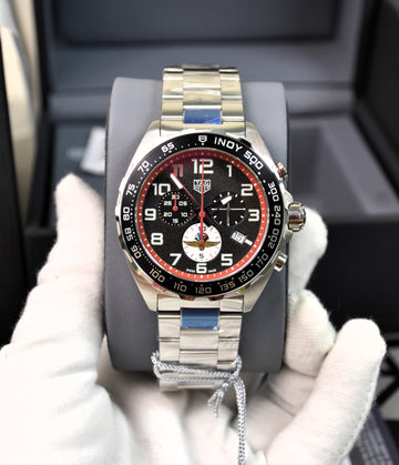 Tag Heuer Formula 1 Men’s Quartz Silver Stainless Steel Black Dial 43mm Watch