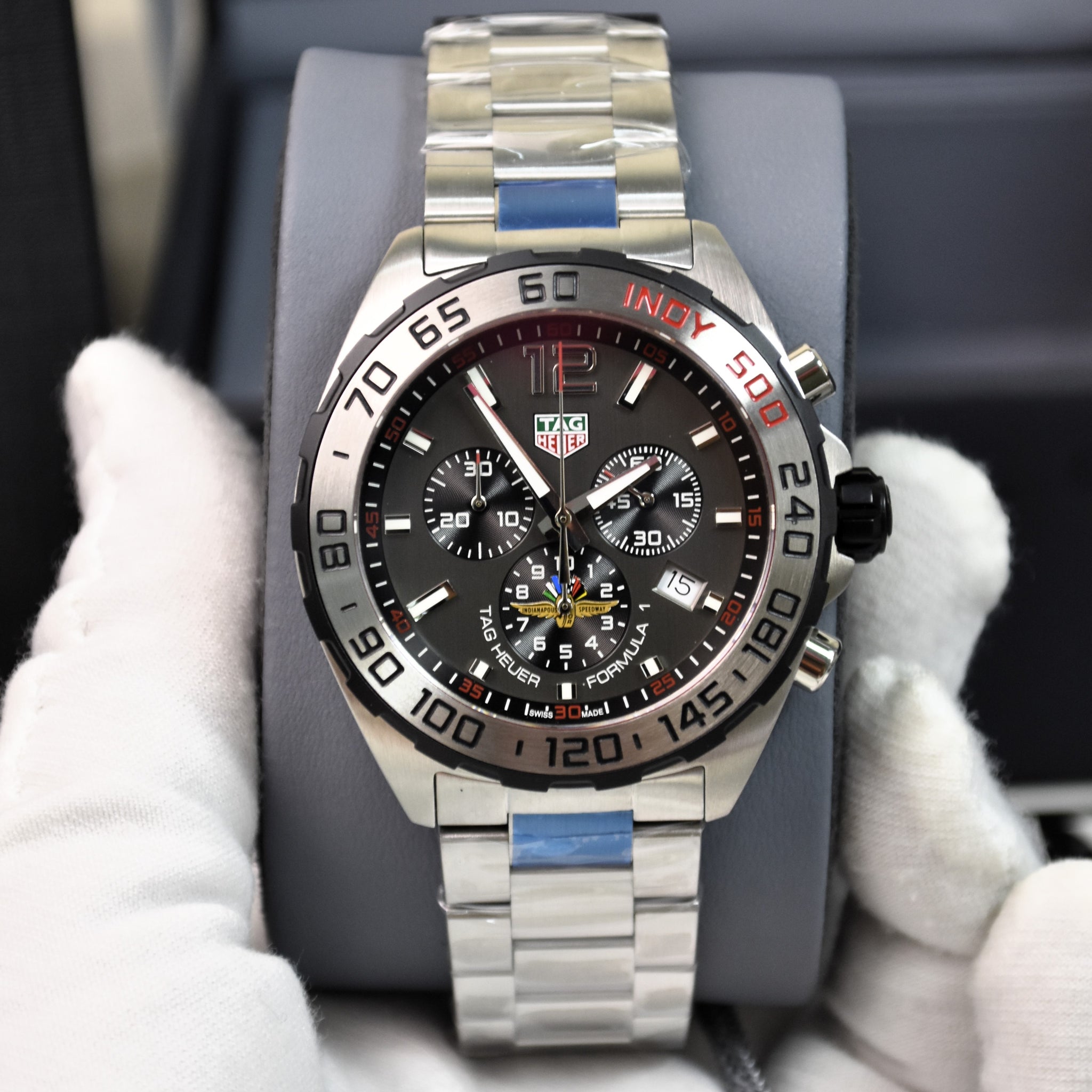 Tag Heuer Formula 1 Men’s Quartz Silver Stainless Steel Grey Dial 43mm Watch