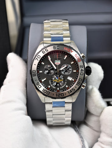 Tag Heuer Formula 1 Men’s Quartz Silver Stainless Steel Grey Dial 43mm Watch