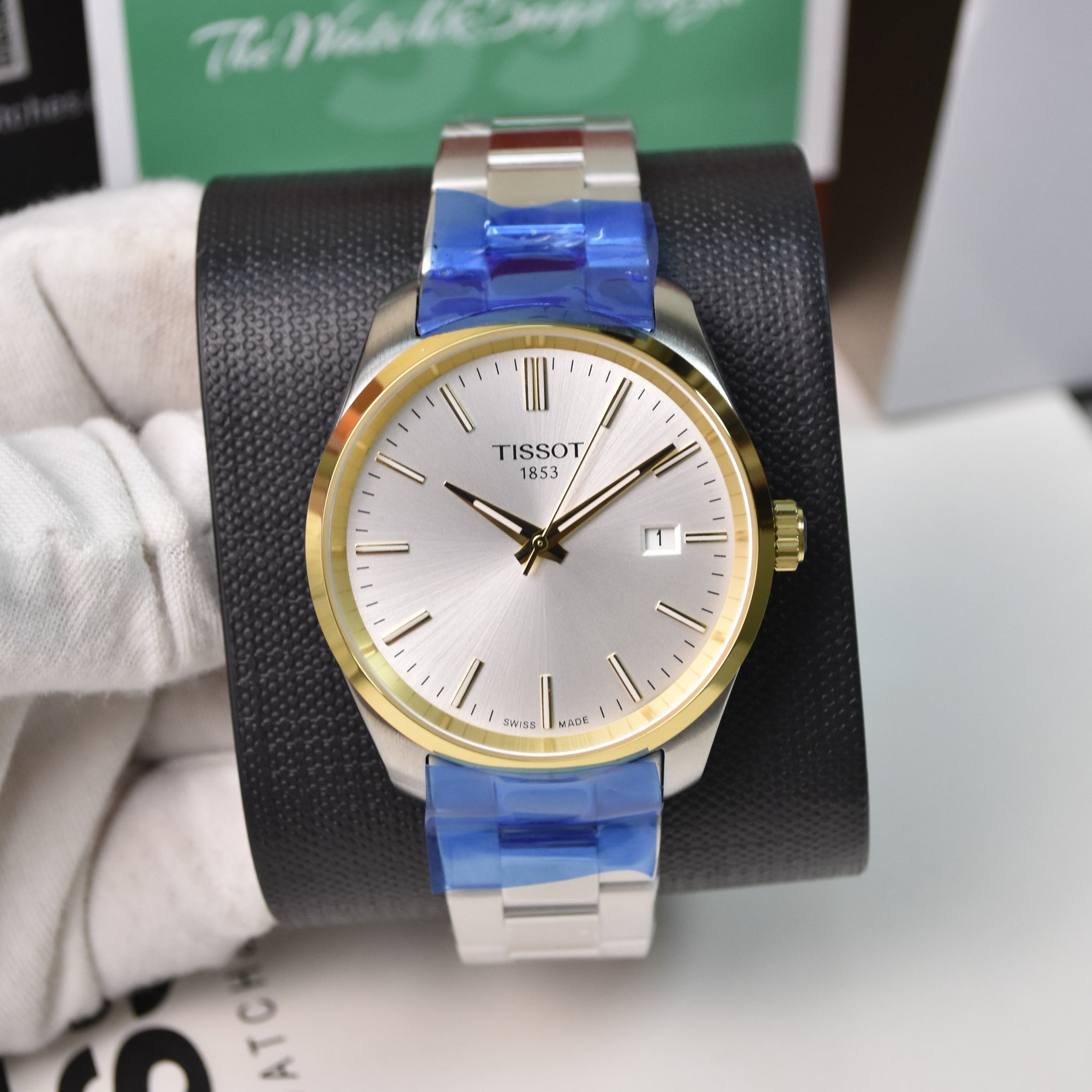 Tissot Men's Quartz Silver Gold White Dial